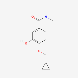 4-(Cyclopropylmethoxy)-3-hydroxy-N,N-dimethylbenzamide