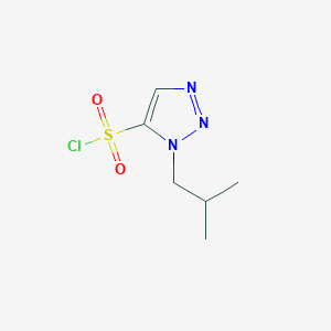 1-Isobutyl-1H-1,2,3-triazole-5-sulfonyl chloride