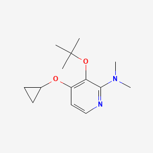 3-Tert-butoxy-4-cyclopropoxy-N,N-dimethylpyridin-2-amine