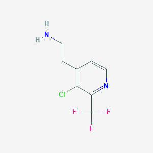 2-[3-Chloro-2-(trifluoromethyl)pyridin-4-YL]ethanamine