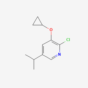 2-Chloro-3-cyclopropoxy-5-isopropylpyridine