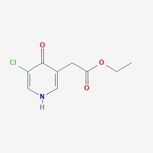 Ethyl (5-chloro-4-hydroxypyridin-3-YL)acetate