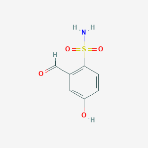 2-Formyl-4-hydroxybenzenesulfonamide