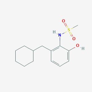 N-(2-(Cyclohexylmethyl)-6-hydroxyphenyl)methanesulfonamide