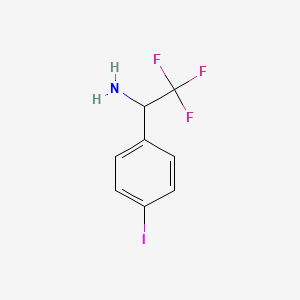 2,2,2-Trifluoro-1-(4-iodo-phenyl)-ethylamine