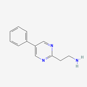 2-(5-Phenylpyrimidin-2-YL)ethan-1-amine