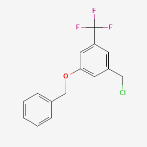 1-(Benzyloxy)-3-(chloromethyl)-5-(trifluoromethyl)benzene