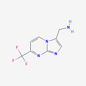 (7-(Trifluoromethyl)imidazo[1,2-A]pyrimidin-3-YL)methanamine