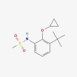 N-(3-Tert-butyl-2-cyclopropoxyphenyl)methanesulfonamide