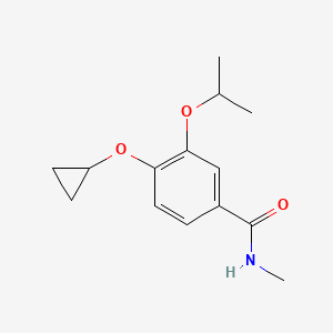 4-Cyclopropoxy-3-isopropoxy-N-methylbenzamide