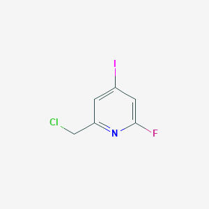 2-(Chloromethyl)-6-fluoro-4-iodopyridine