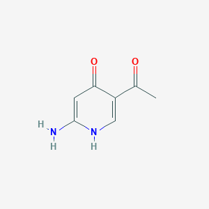 1-(6-Amino-4-hydroxypyridin-3-YL)ethanone