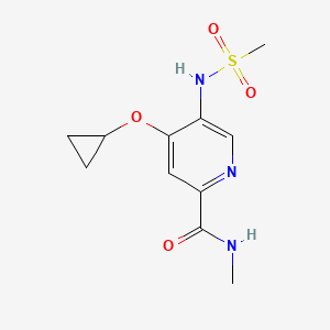 4-Cyclopropoxy-N-methyl-5-(methylsulfonamido)picolinamide