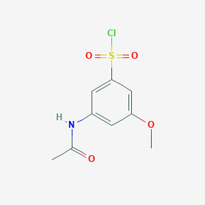 3-(Acetylamino)-5-methoxybenzenesulfonyl chloride