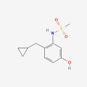 N-(2-(Cyclopropylmethyl)-5-hydroxyphenyl)methanesulfonamide