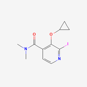 3-Cyclopropoxy-2-iodo-N,N-dimethylisonicotinamide