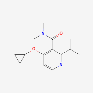 4-Cyclopropoxy-2-isopropyl-N,N-dimethylnicotinamide