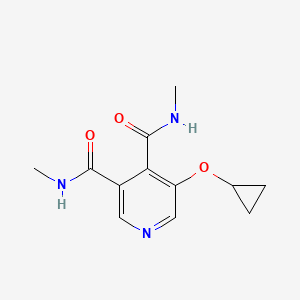 5-Cyclopropoxy-N3,N4-dimethylpyridine-3,4-dicarboxamide