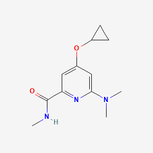 4-Cyclopropoxy-6-(dimethylamino)-N-methylpicolinamide