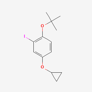 1-Tert-butoxy-4-cyclopropoxy-2-iodobenzene