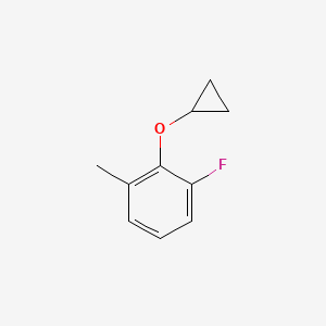 2-Cyclopropoxy-1-fluoro-3-methylbenzene