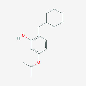 2-(Cyclohexylmethyl)-5-isopropoxyphenol