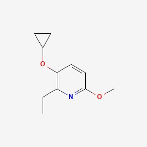 3-Cyclopropoxy-2-ethyl-6-methoxypyridine