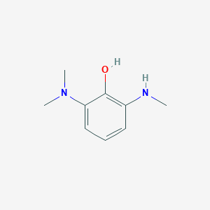 2-(Dimethylamino)-6-(methylamino)phenol