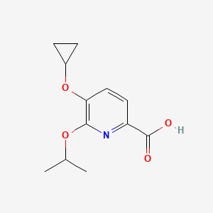 5-Cyclopropoxy-6-isopropoxypicolinic acid