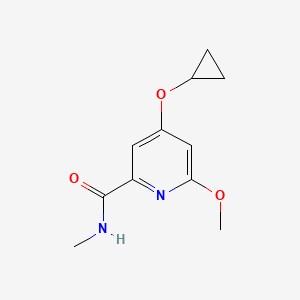 4-Cyclopropoxy-6-methoxy-N-methylpicolinamide