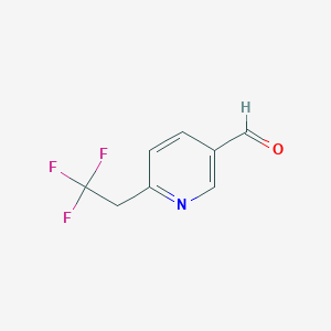 6-(2,2,2-Trifluoroethyl)nicotinaldehyde