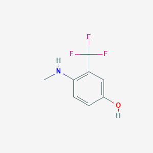 4-(Methylamino)-3-(trifluoromethyl)phenol