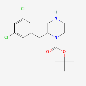 2-(3,5-Dichloro-benzyl)-piperazine-1-carboxylic acid tert-butyl ester