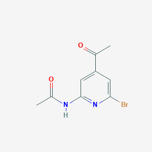 N-(4-Acetyl-6-bromopyridin-2-YL)acetamide