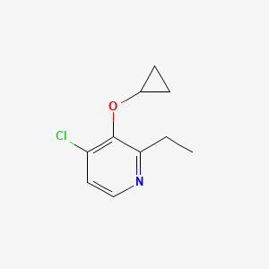 4-Chloro-3-cyclopropoxy-2-ethylpyridine