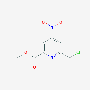 Methyl 6-(chloromethyl)-4-nitropyridine-2-carboxylate