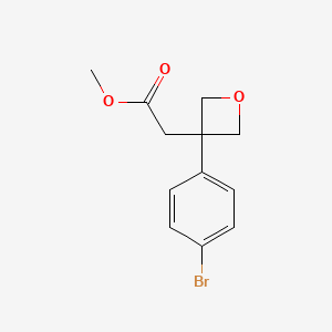 Methyl [3-(4-bromophenyl)oxetan-3-YL]acetate