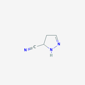 4,5-Dihydro-1H-pyrazole-5-carbonitrile