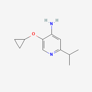 5-Cyclopropoxy-2-isopropylpyridin-4-amine