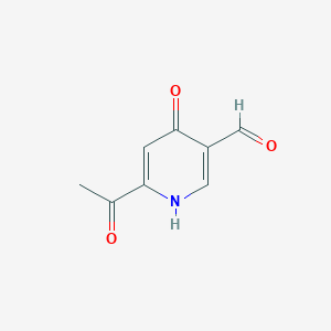 6-Acetyl-4-hydroxynicotinaldehyde