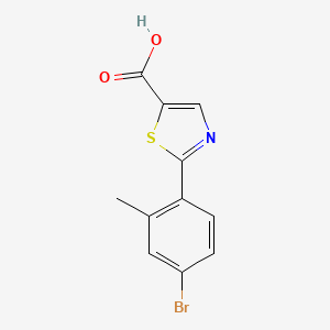 2-(4-Bromo-2-methyl-phenyl)-thiazole-5-carboxylic acid