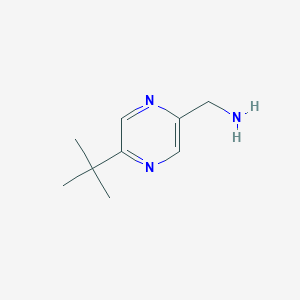 (5-Tert-butylpyrazin-2-YL)methylamine