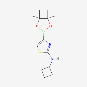 N-Cyclobutyl-4-(4,4,5,5-tetramethyl-1,3,2-dioxaborolan-2-YL)thiazol-2-amine