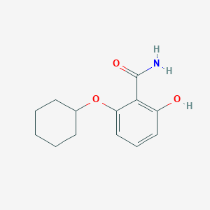 2-(Cyclohexyloxy)-6-hydroxybenzamide