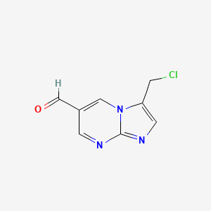 3-(Chloromethyl)imidazo[1,2-A]pyrimidine-6-carbaldehyde