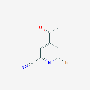 4-Acetyl-6-bromopyridine-2-carbonitrile