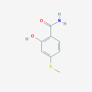 2-Hydroxy-4-(methylthio)benzamide