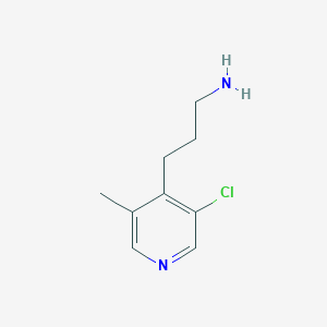 3-(3-Chloro-5-methylpyridin-4-YL)propan-1-amine