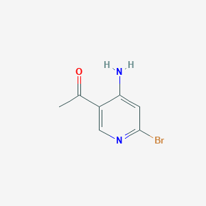 1-(4-Amino-6-bromopyridin-3-YL)ethanone