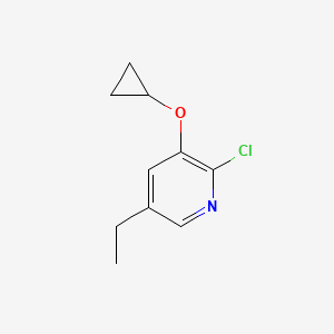 2-Chloro-3-cyclopropoxy-5-ethylpyridine